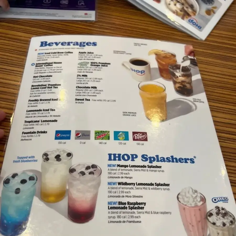 Ihop Splashers Menu Prices