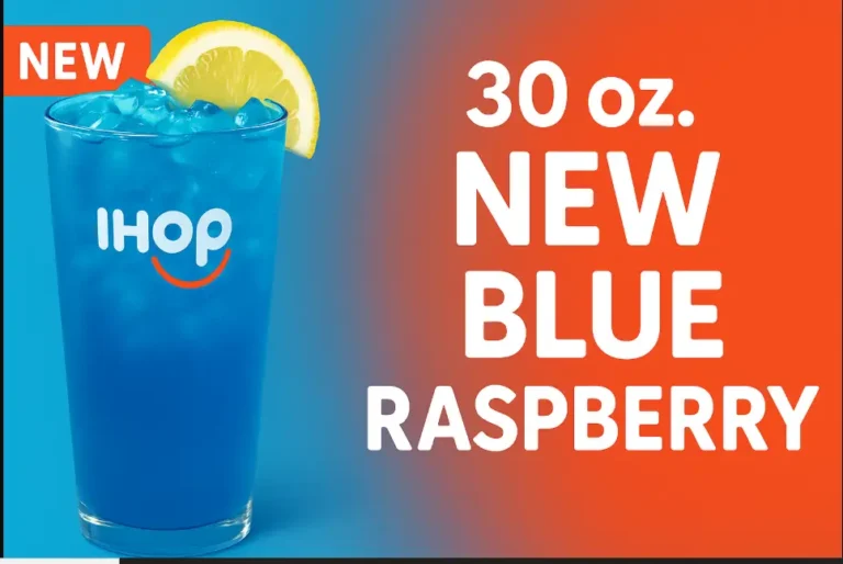 Ihop 30 oz. New Blue Raspberry Menu Price