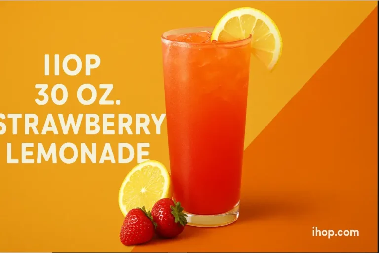 Ihop 30 oz. Strawberry Lemonade Menu Price