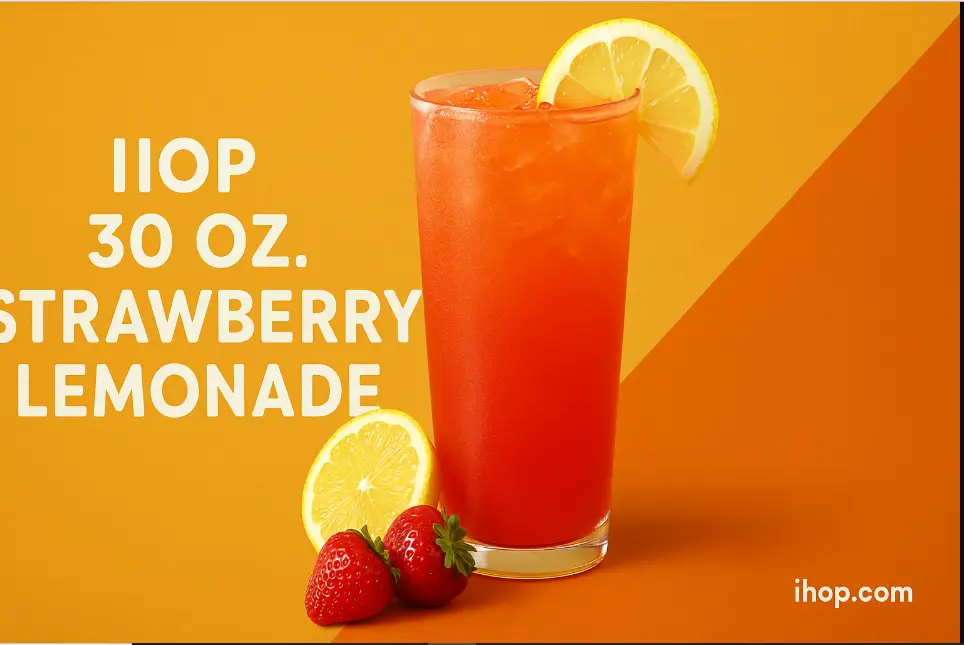 Ihop 30 oz. Strawberry Lemonade Menu Price