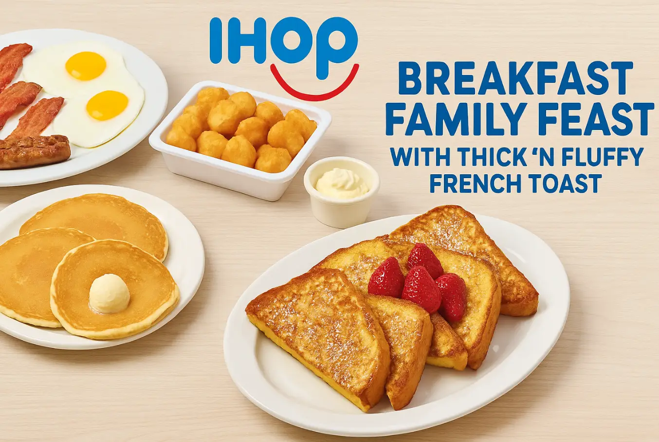 Ihop Breakfast Family Feast with Thick N Fluffy French Toast Menu Price