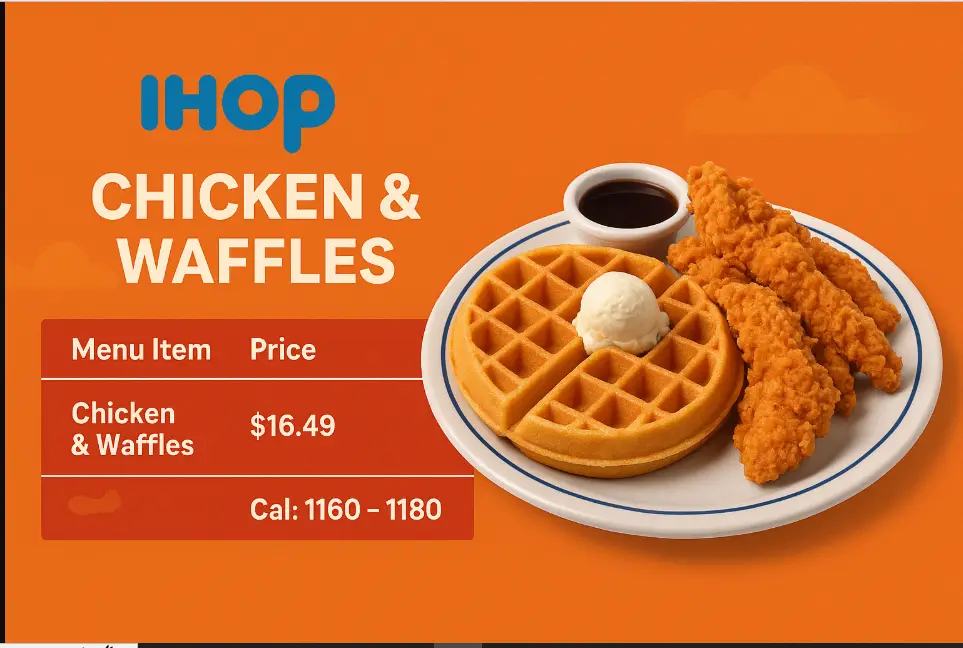 Ihop Chicken & Waffles Menu
