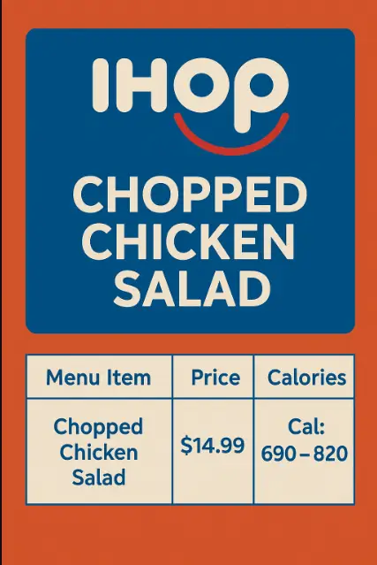 Ihop Chopped Chicken Salad Menu
