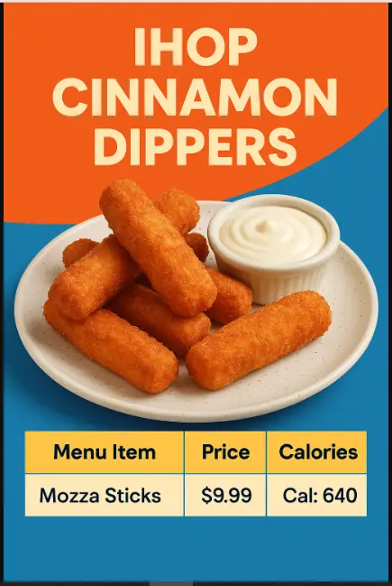 Ihop Cinnamon Dippers Menu
