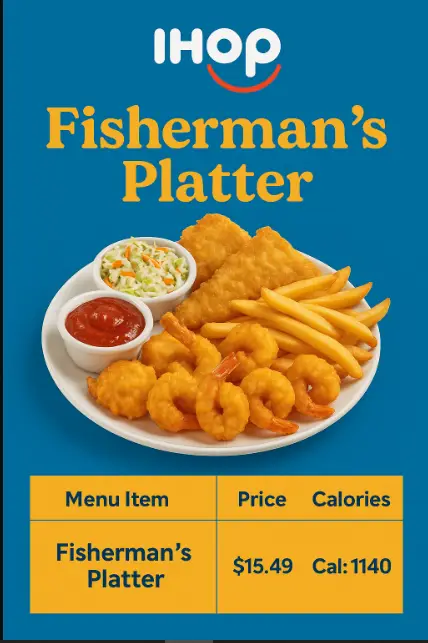 Ihop Fisherman’s Platter Menu