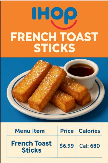 Ihop French Toast Sticks Menu