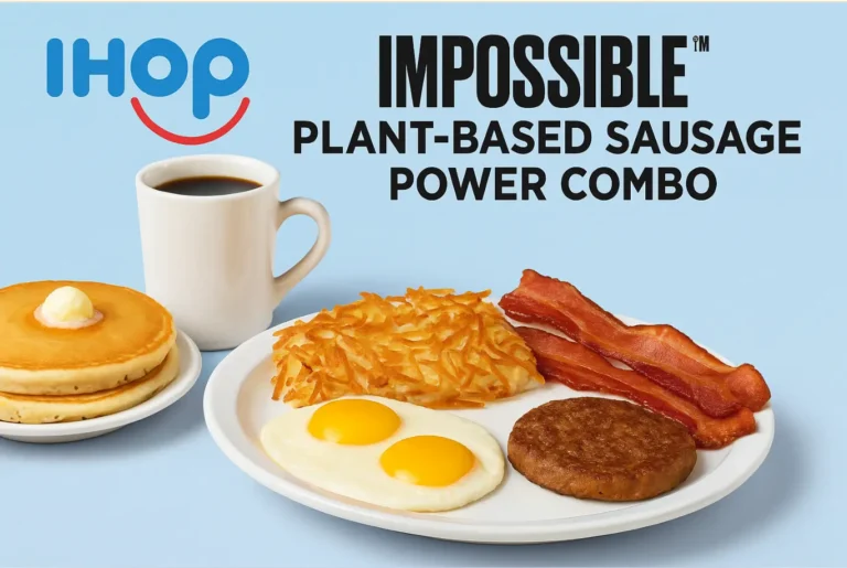 Ihop Impossible Plant Based Sausage Power Combo Menu Price