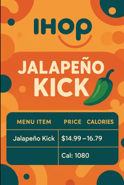 Ihop Jalapeño Kick Menu