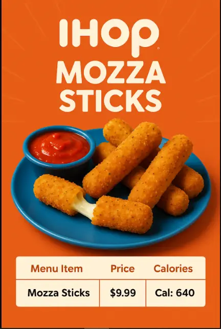 Ihop Mozza Sticks Menu