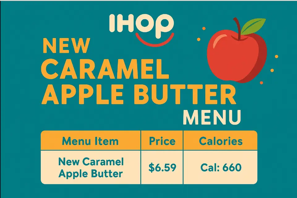Ihop New Caramel Apple Butter Menu