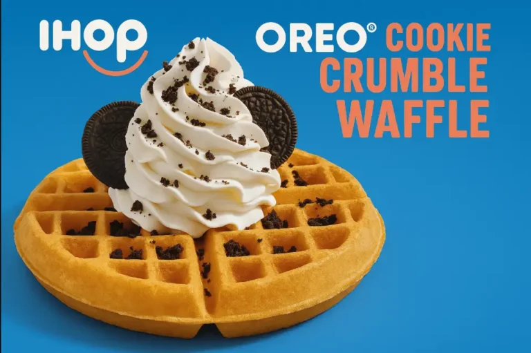 Ihop Oreo® Cookie Crumble Waffle Menu Price