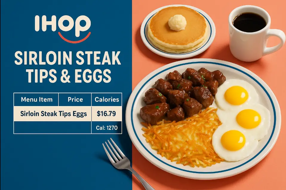 Ihop Sirloin Steak Tips & Eggs Menu
