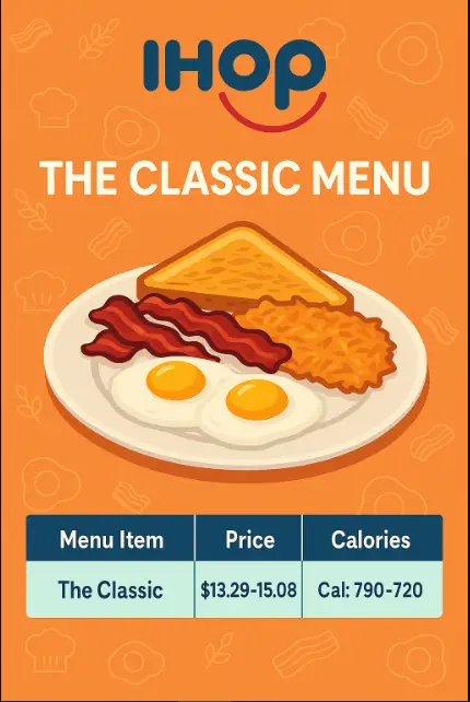 Ihop The Classic Menu