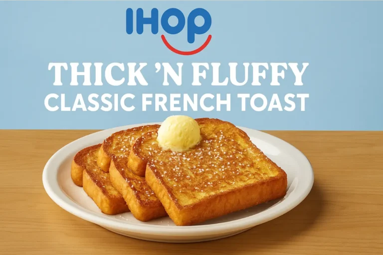 Ihop Thick N Fluffy Classic French Toast Menu Price