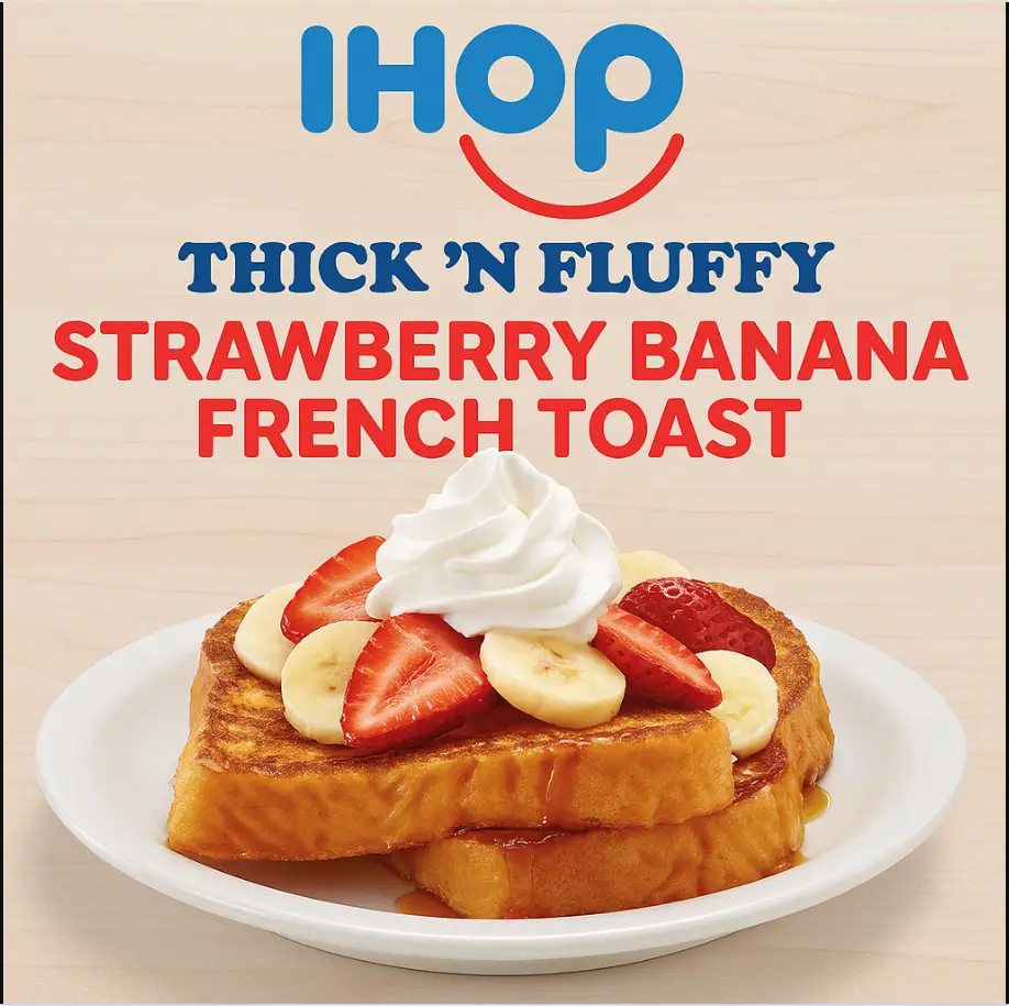 Ihop Thick N Fluffy Strawberry Banana French Toast Menu Price
