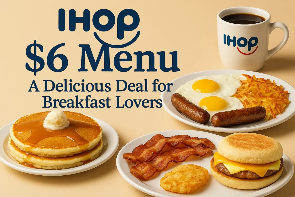 IHOP $6 menu