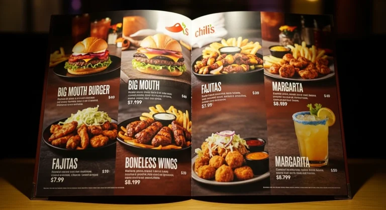 Chili's Menu with Prices