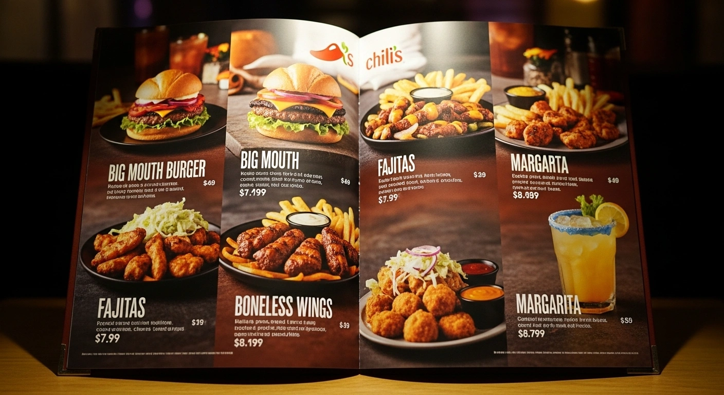 Chili's Menu with Prices