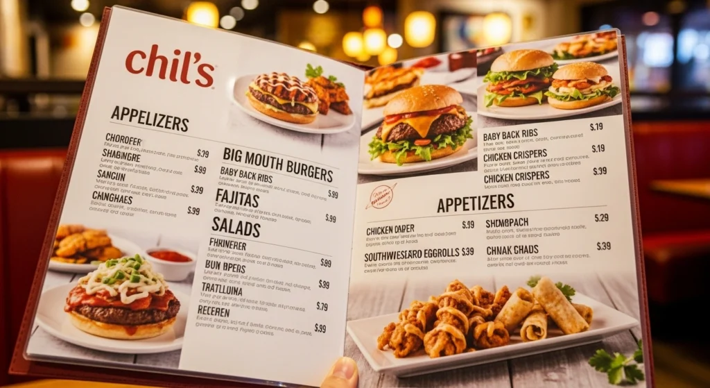 Chili's 3 For Me Menu with Prices
