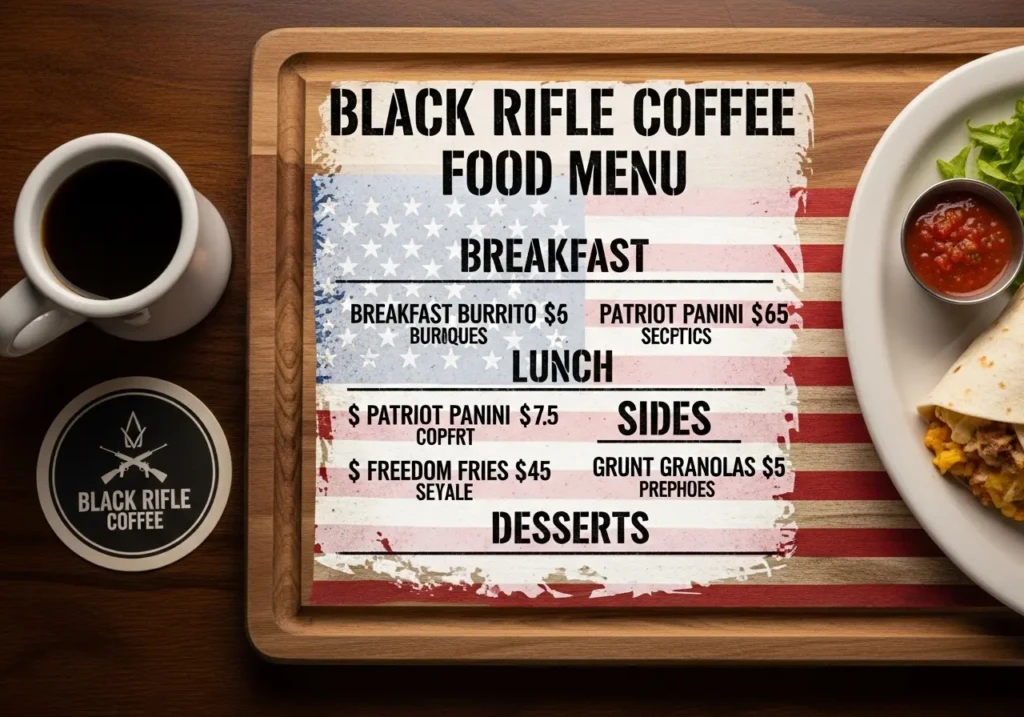 Black Rifle Coffee Food Menu