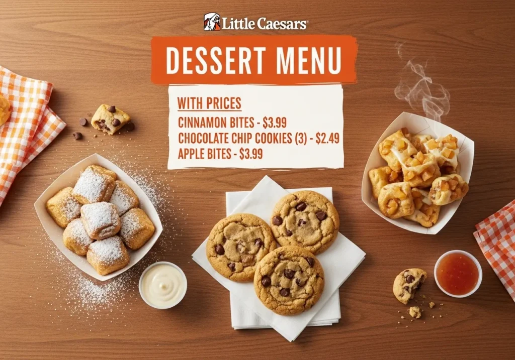 Little Caesars Dessert Menu with Prices