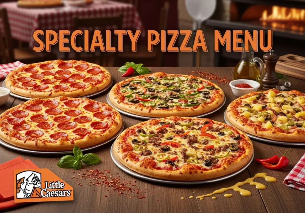 Little Caesars Specialty Pizza Menu